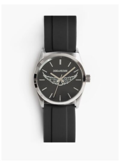 ZADIG RUBBER WATCH 33 BLACK