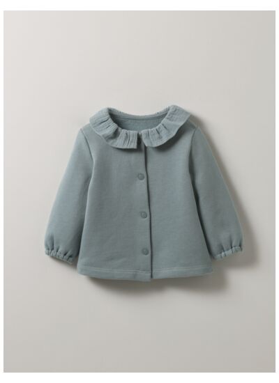 CARDIGAN MOLLETON