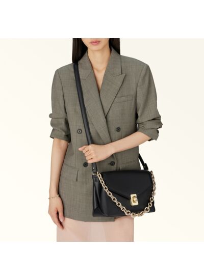 FURLA MERIDIANA M C.BODY W/DOUBLE STRAP - VITELLO BOLOGNA