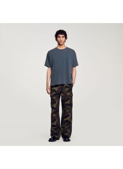 T-shirt effet délavé