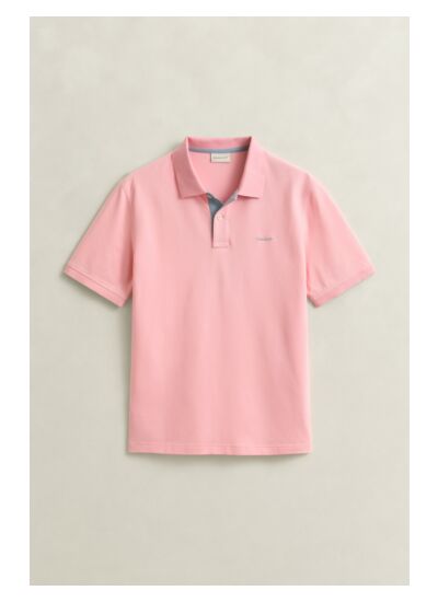 Contrast PiquÃ© Polo Shirt