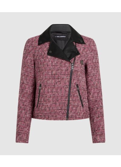 BOUCLE BIKER JACKET