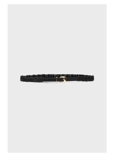 CEINTURE DEVI EN CUIR ÉLASTIQUÉ DEVI