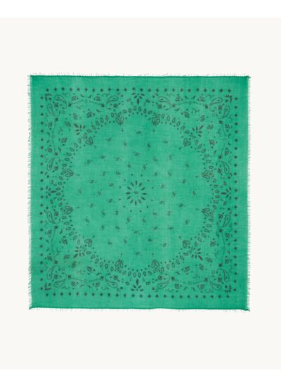 Très Grand Bandana EFFY Très grand bandana en voile de cachemire, 2 fils