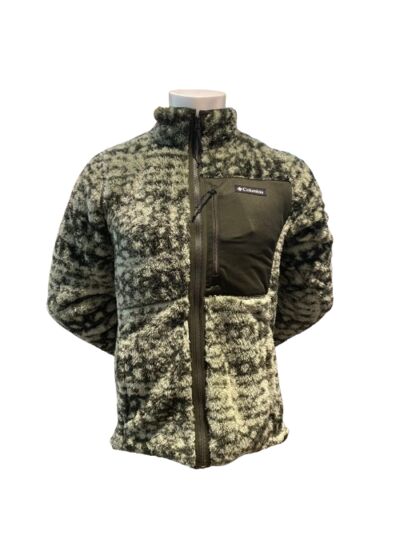 MOUNTAIN BEAST FS PRINTED FZ FLEECE Vert