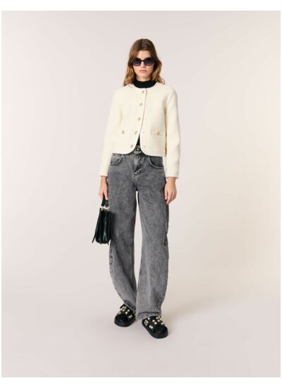 Veste courte en tweed