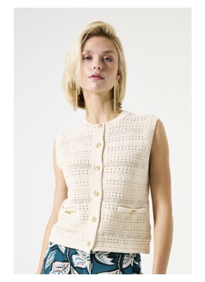 Women Vest White