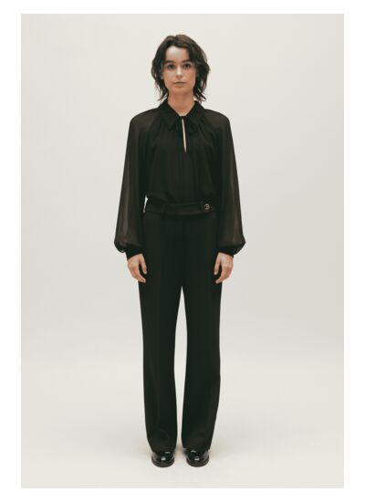 Blouse fluide noire
