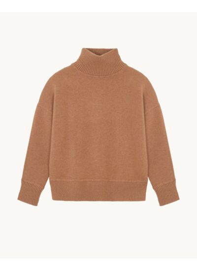 Pull Ullo marron camelo