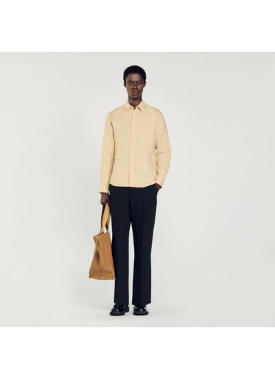 Chemise en coton et lin