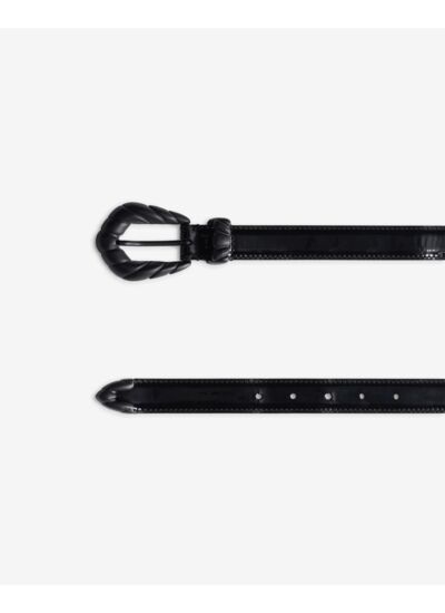 Ceinture En Cuir Embella Baby Patent