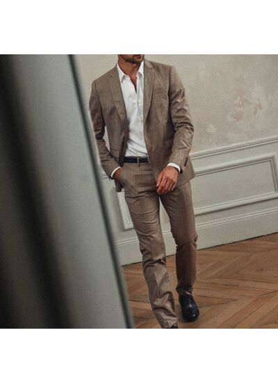 Veste de costume Gekko Beige