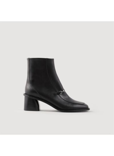 Bottines en cuir