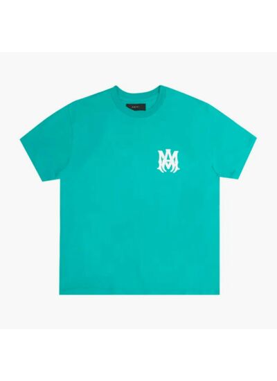 Amiri T-shirt MA Logo Bleu