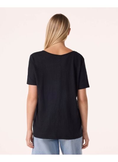 T-Shirt JANIS T-shirt col u manches courtes lin