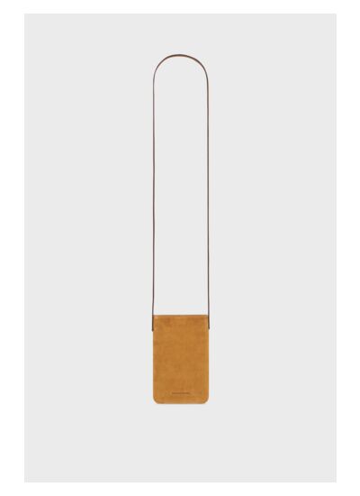 Pm Folk Ladyphone En Cuir Velours Et Cuir Vachette Ladyphone