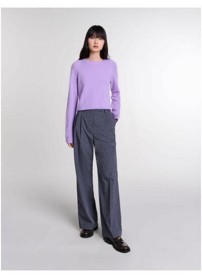 Pantalon de tailleur strassé