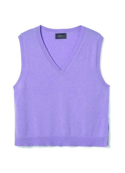 Pull V ample sans manches - Femme - LILIBETH