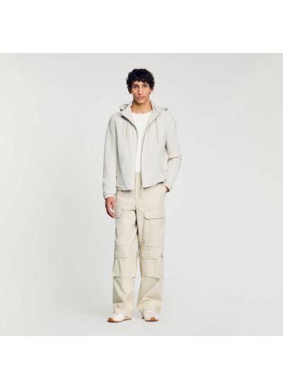 Blouson zippé à capuche