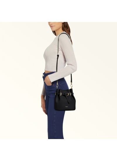 AURA MINI DRAWSTRING - VITELLO KERIA COLORBLOCK