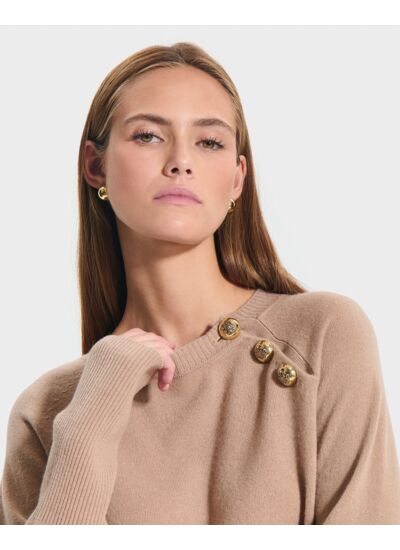 Pull Noam Camel en Laine