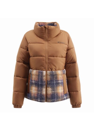W SHADOW CLIFFS FS SHERPA HYBRID JACKET Marron