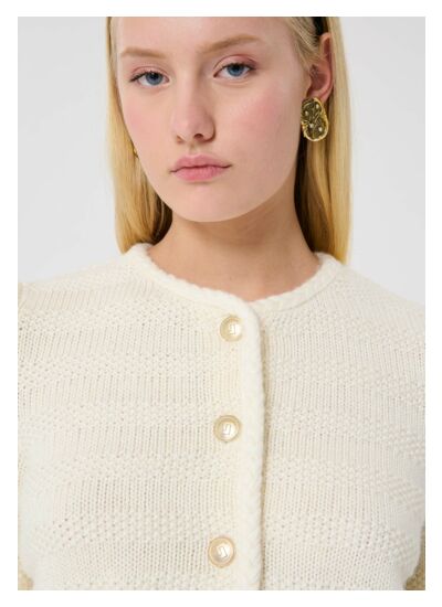 Gilet Giuda-Ecru en Coton