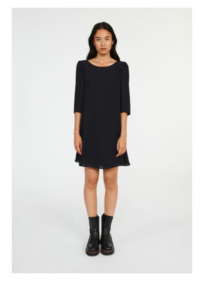 Robe courte Rififi bleu marine