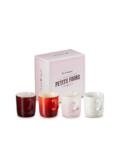 Set de 4 Tasses Cappuccino 200ml en céramique Collection Petits Fours