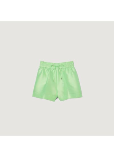 Short large satiné