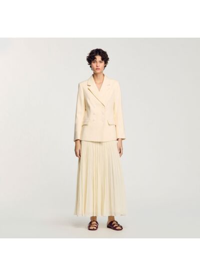 Veste de costume à boutonnage croisé