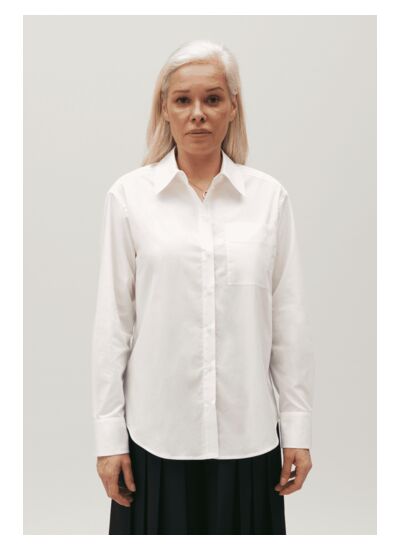Chemise coton blanc