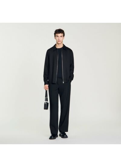 Chemise fluide zippée