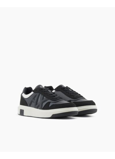 Basket english - noir + blanc cassé