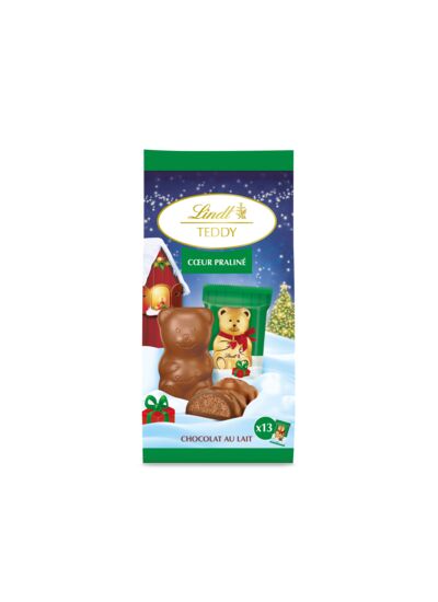 SACHET TEDDY CŒUR PRALINÉ 137g