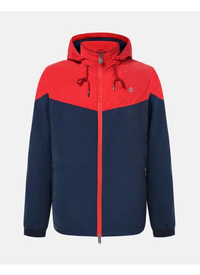 Veste coupe-vent bicolore PLAY bleu marine