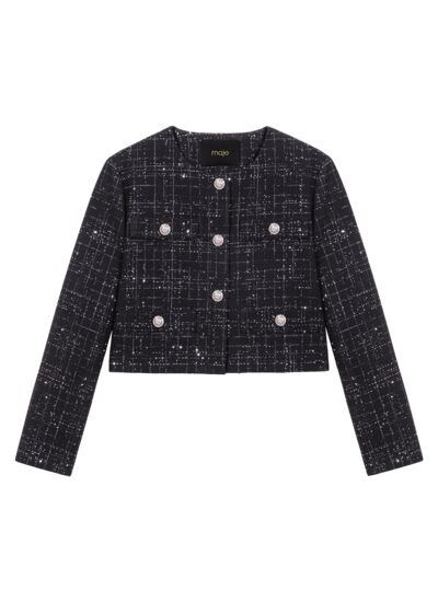 Veste courte en tweed