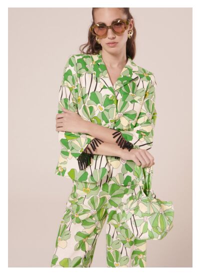 Veste Valensole-Vert en Lin