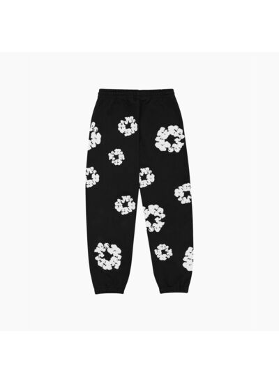 Denim Tears Pantalon de jogging The Cotton Wreath  Noir