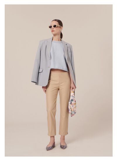 Pantalon Pablo-Beige en Coton