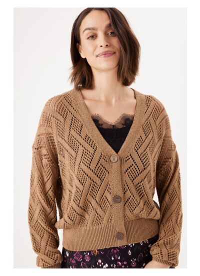Women Vest Brown