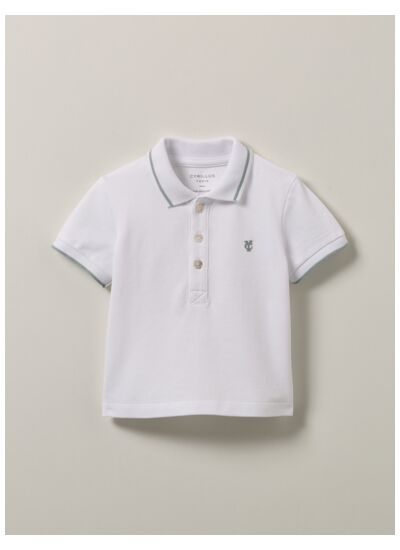 POLO PIQUE BLAN