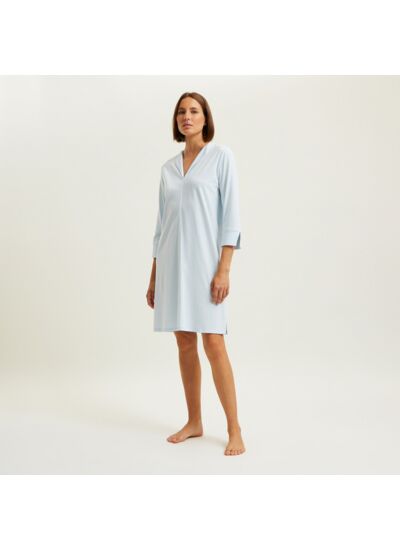 - Chemise de nuit courte col v en jersey, Anafi