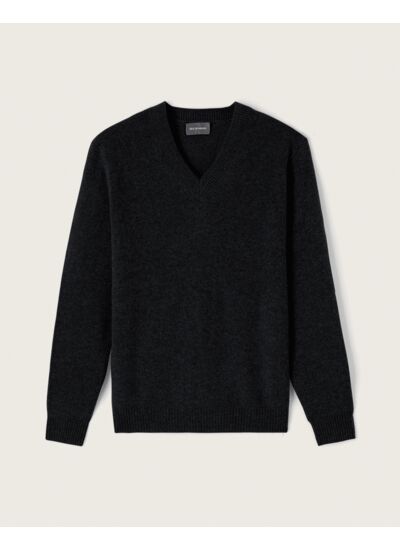 Pull V 4 fils - Homme - NOIR
