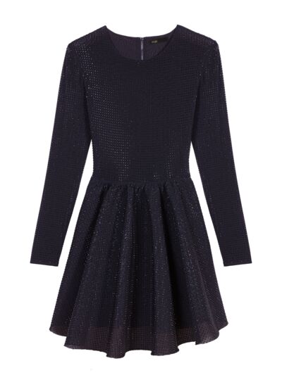 Robe courte à strass