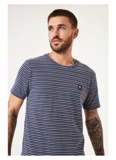 Men T-shirt Blue