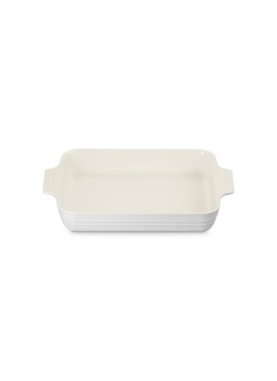 Plat rectangulaire classique 32cm en céramique vapeur