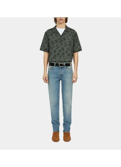 Chemise Imprimée Manches Courtes Homme