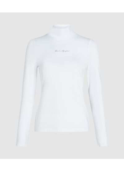 MOCK NECK SIGNATURE LS TOP