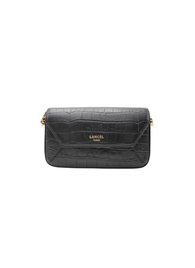 GRAPHIC - PORTEFEUILLE LONG ZIPPE - Noir